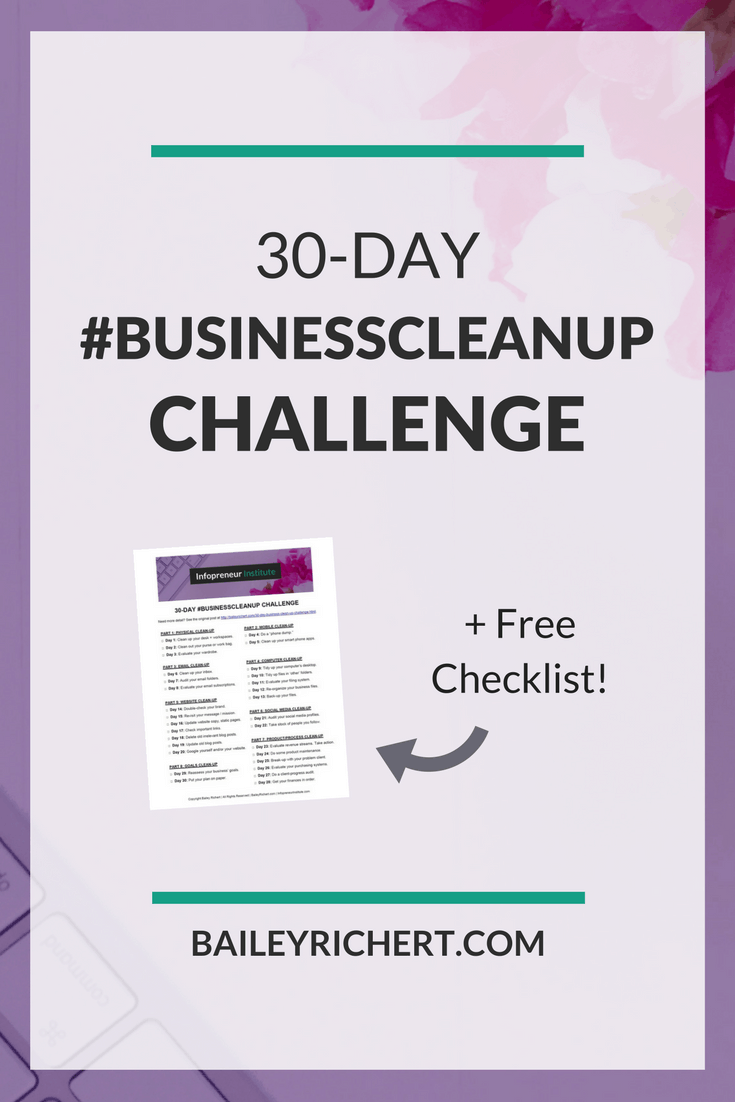 Repurpose your content- Bailey Richert’s 30-Day #BusinessCleanUp Challenge